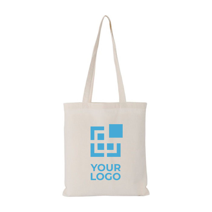 Baumwolltasche mit langen Henkeln und großer Druckfläche, 180 g/m2