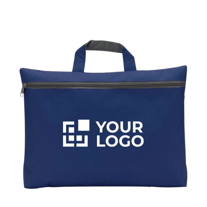 Messetasche aus Non-Woven-Stoff mit Reißverschluss und Tragegriff