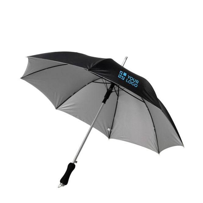 Großer automatischer Regenschirm mit Logo bedrucken, Ø 120