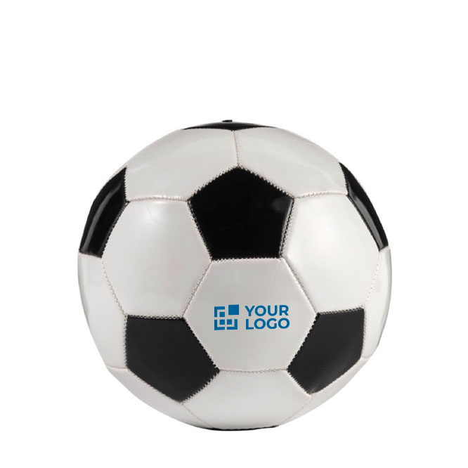 Kleiner Fußball aus PVC mit Logo für Events bedrucken