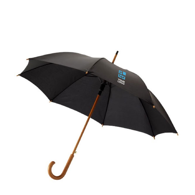 Manueller XXL-Regenschirm mit Stock und Stangen aus Fiberglas, Ø 132