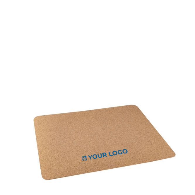 Rechteckiges Mousepad aus Kork für ein nachhaltiges Image