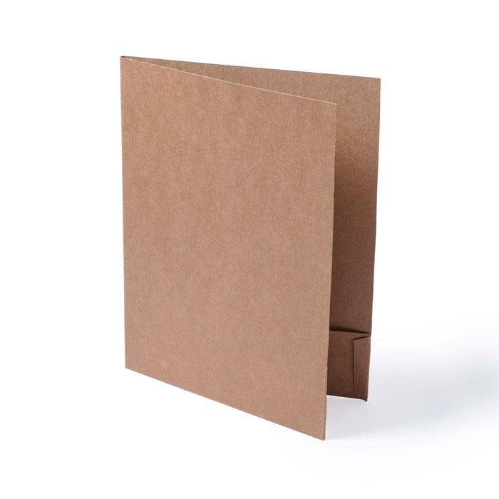 Einfache Schreibmappe aus Karton mit Notizpapier, A4