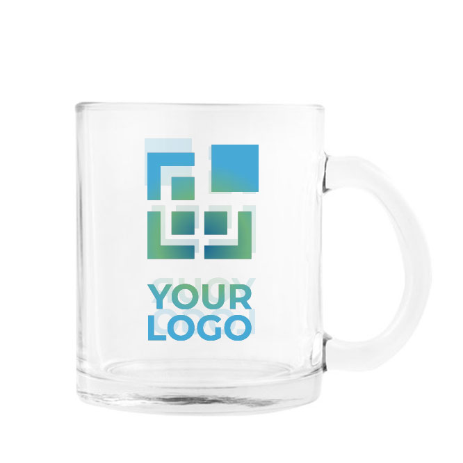 Sublimationsbecher aus hochglänzendem Glas, 350ml