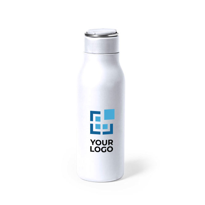 Thermosflasche aus Edelstahl mit Deckelgriff gravieren lassen, 600ml