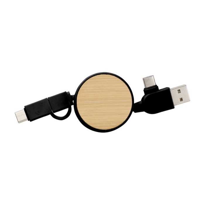 Mehrfachladekabel mit Mikro-USB, Typ C und doppelseitigem Stecker