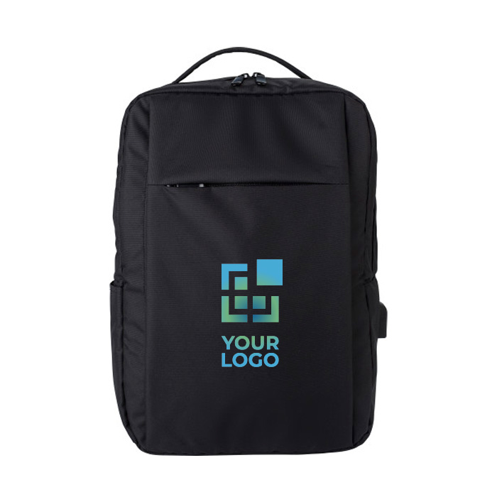 Laptop-Rucksack aus recyceltem Material mit USB-Anschluss, 16”