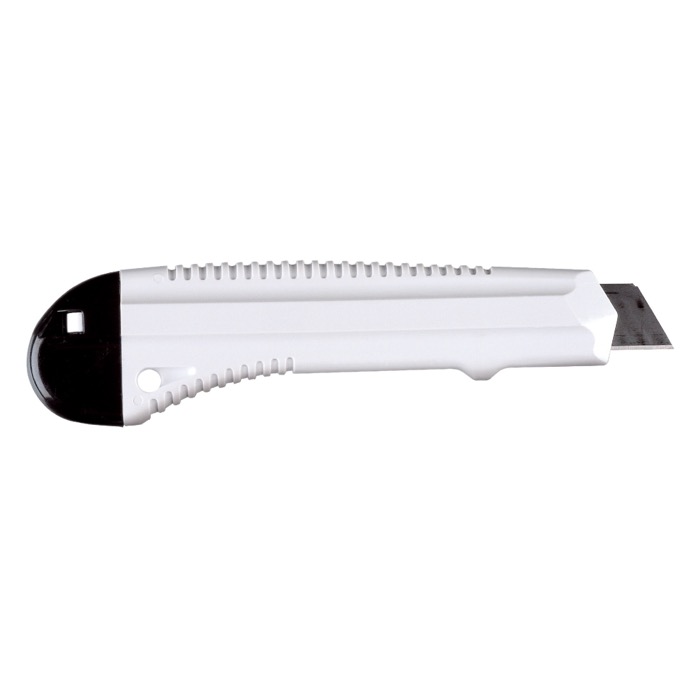 Einziehbarer Cutter aus Aluminium mit 13 Klingen aus Kohlenstoffstahl
