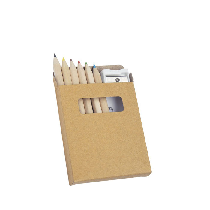 Ausmalset für Kinder mit Papier mit Motiven bedruckt und Buntstifte