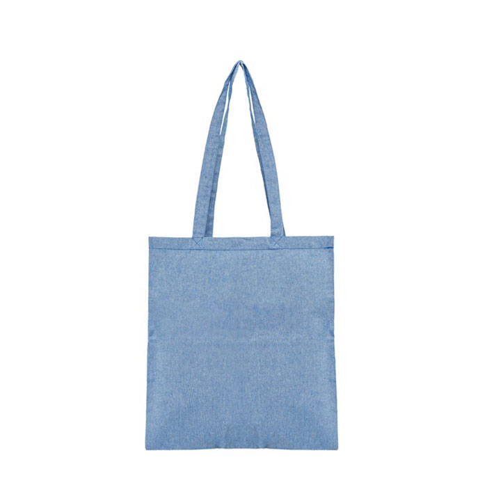 Recycelte Baumwolltasche mit Logo bedruckbar, 140 g/m2