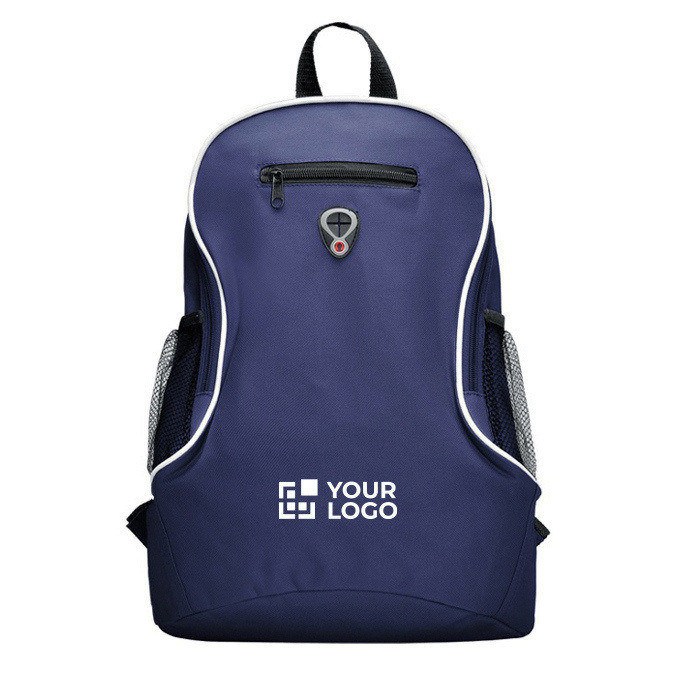 Günstiger Rucksack aus Polyester mit verschiedenen Fächern bedrucken