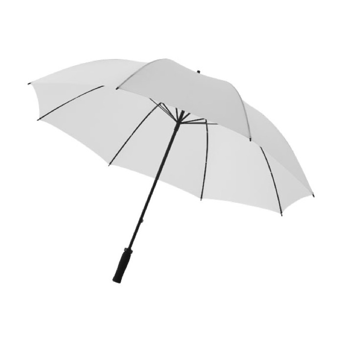 Manueller XXL-Regenschirm mit Stock und Stangen aus Fiberglas, Ø 132 farbe weiß
