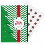 Adventskalender mit Weihnachtsschokolade A4 farbe weiß dritte Ansicht