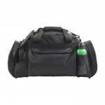 Sporttasche aus 600D-Polyester mit Kopfhörerausgang farbe schwarz zweite Ansicht