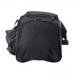 Sporttasche aus 600D-Polyester mit Kopfhörerausgang farbe schwarz dritte Ansicht