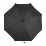 Halbautomatischer Regenschirm aus 190T-Polyester Ø121 farbe schwarz zweite Ansicht