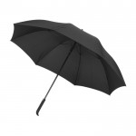 Halbautomatischer Regenschirm aus 190T-Polyester Ø121 farbe schwarz dritte Ansicht