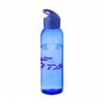 Tritanflasche für Werbung Farbe blau zweite Ansicht mit Logo