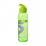 Tritanflasche für Werbung Farbe grün zweite Ansicht mit Logo