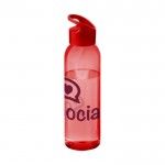 Tritanflasche für Werbung Farbe rot zweite Ansicht mit Logo