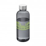 Einfache Flasche aus Tritan mit Logo Farbe schwarz zweite Ansicht mit Logo