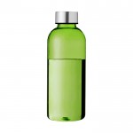 Einfache Flasche aus Tritan mit Logo Farbe grün zweite Vorderansicht