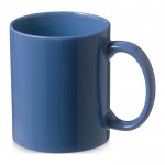 Bedruckte oder gravierte Keramiktasse Farbe blau