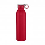 Trinkflasche mit Schraubverschluss als Werbeartikel Farbe rot