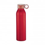 Trinkflasche mit Schraubverschluss als Werbeartikel Farbe rot zweite Vorderansicht