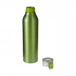 Trinkflasche mit Schraubverschluss als Werbeartikel Farbe hellgrün zweite Ansicht