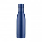 Bedruckte Luxusflasche Farbe blau zweite Vorderansicht