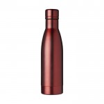 Bedruckte Luxusflasche Farbe rot zweite Vorderansicht