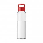 Tritanflaschen mit Aufdruck Farbe rot zweite Vorderansicht