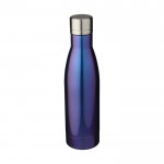 Flasche mit schillernder Oberfläche Farbe blau