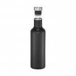 Elegante Termoflaschen bedrucken Farbe schwarz zweite Ansicht