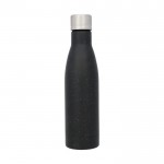 Gesprenkelte Flasche für Werbung Farbe schwarz zweite Vorderansicht