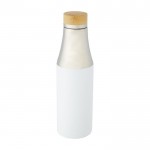 Thermosflasche im eleganten Design Farbe weiß dritte Ansicht