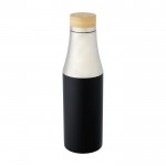 Thermosflasche im eleganten Design Farbe schwarz dritte Ansicht