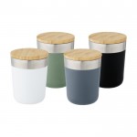 Thermobecher mit Deckel aus Bio-Bambus Farbe mintgrün zweite Ansicht in verschiedenen Farben