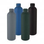 Thermosflasche im modernen Design Farbe marineblau, zweite Ansicht, Modelle in verschiedenen Farben