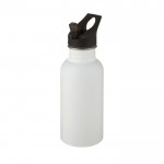 Stahlflasche mit Ausgießer Farbe weiß