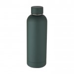 Thermosflasche aus Edelstahl Farbe Dunkelgrün dritte Ansicht