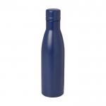 Thermoflasche aus recyceltem Edelstahl, 500 ml farbe marineblau dritte Ansicht