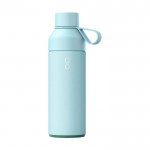 Edelstahl-Thermosflasche aus recyceltem Ozean-Plastik 500ml farbe pastellblau