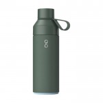Edelstahl-Thermosflasche aus recyceltem Ozean-Plastik 500ml farbe dunkelgrün