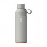 Edelstahl-Thermosflasche aus recyceltem Ozean-Plastik 500ml farbe grau