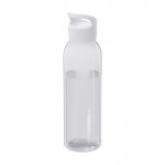 Transparente Flasche aus recyceltem Kunststoff, 650 ml farbe weiß