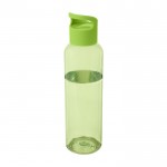 Transparente Flasche aus recyceltem Kunststoff, 650 ml farbe grün