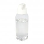 Recycelte Plastikflasche mit breitem Henkel, 450 ml farbe weiß