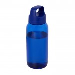 Recycelte Plastikflasche mit breitem Henkel, 450 ml farbe blau